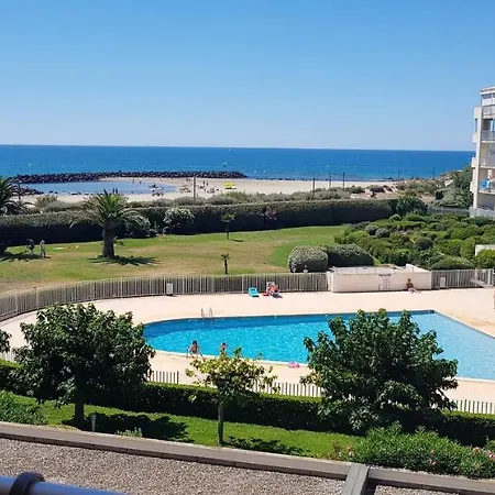 شقة With 2 Bedrooms In With Wonderful Sea View Shared Pool Furnished Terrace 100 M From The Beach